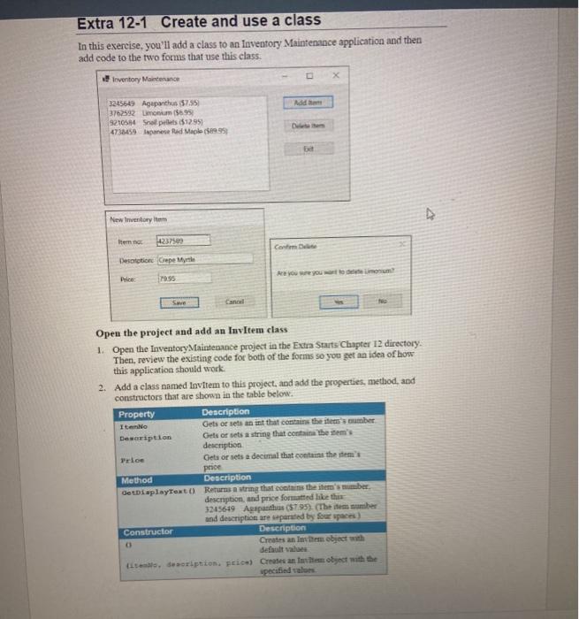 Excercise 12-1 Murach's C# in Visual Studios 2019 existing code:Program.cs using System;