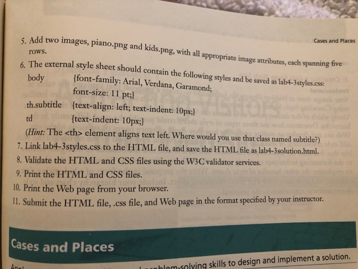 and an external style sheet that lists your piano practco volunteer schedule,similar