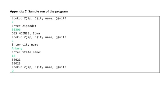 program must look like the sample photo posted. ****The following code must