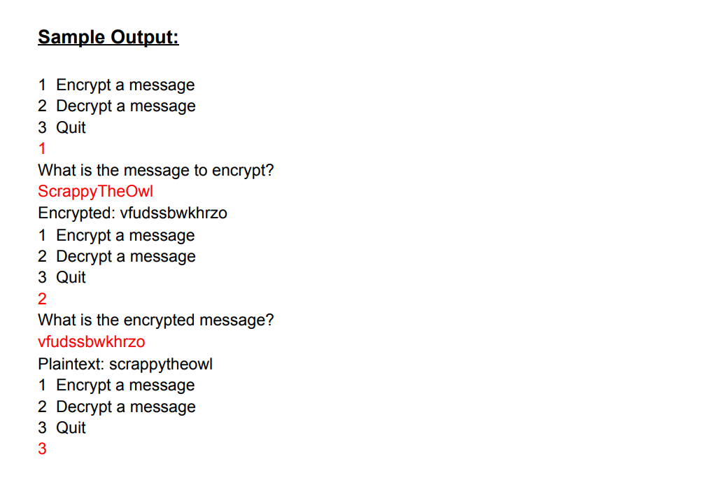 Cipher. Used by Julius Caesar in around 100BC to encrypt messages to