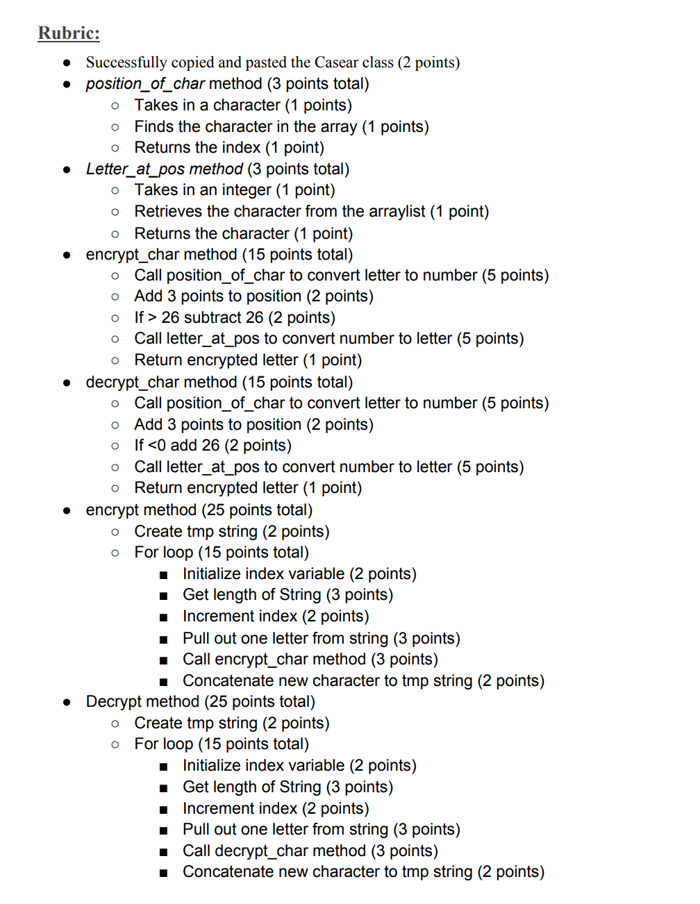 his armies, it's a very simple form of encryption. Take each letter