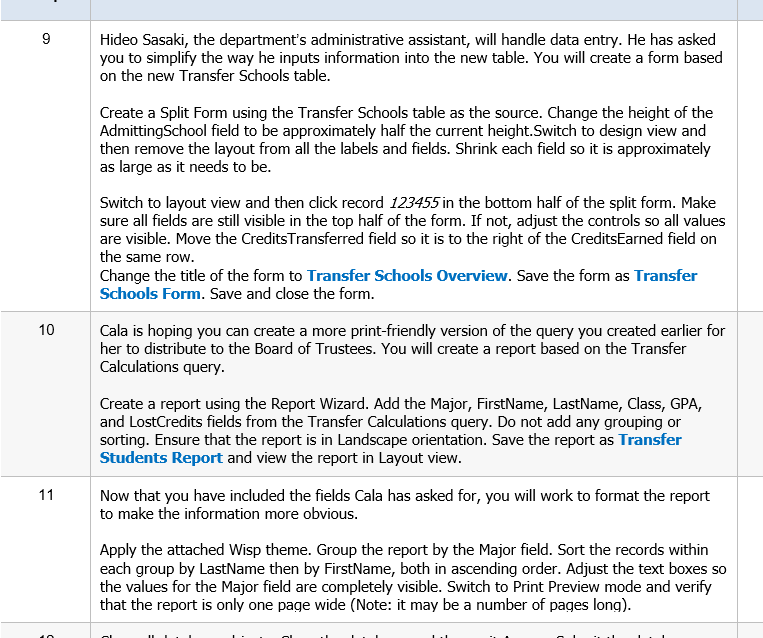  I don't understand Micorsoft access and need help. 