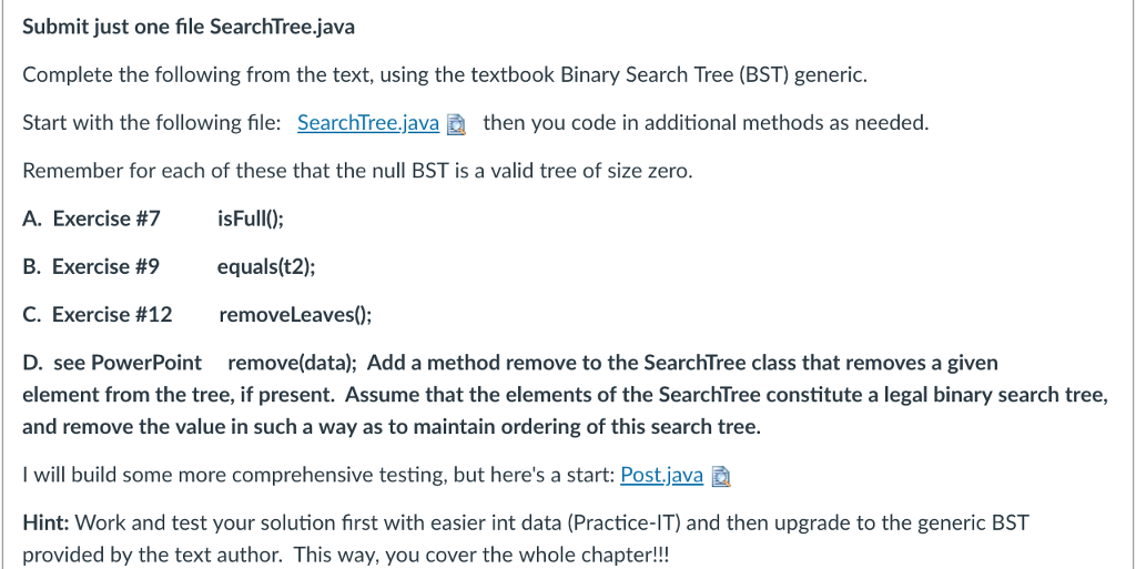 Please help me with this assignment. I have the solutions for int