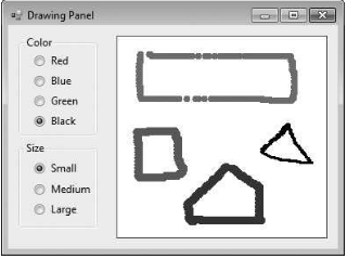 Use WPF to create a GUI similar to the image below. Include