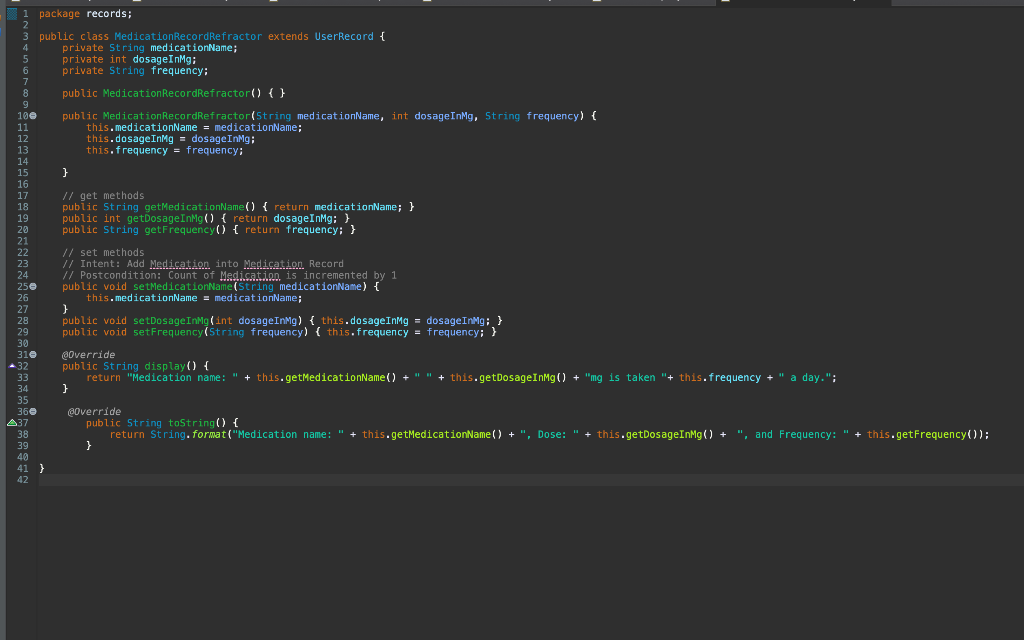 Using Java, how to make a Generic class that takes a MedicalRecordInput