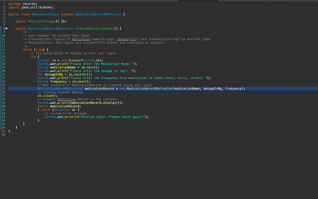 and after storing the inputs into a .txt file, asks the user