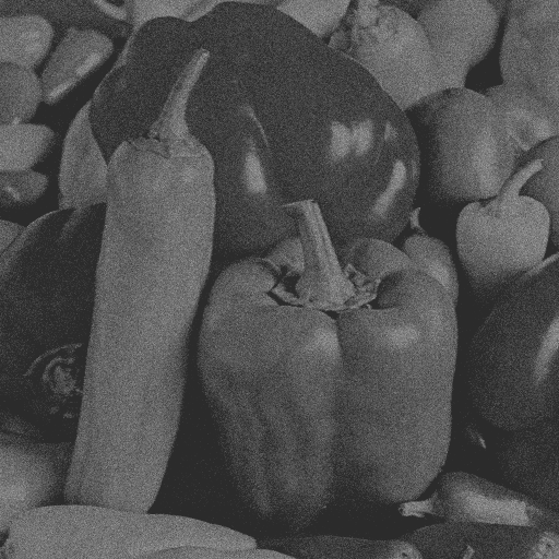 Power law or log transform Linear (convolution) and non-linear filtering (Median filter)