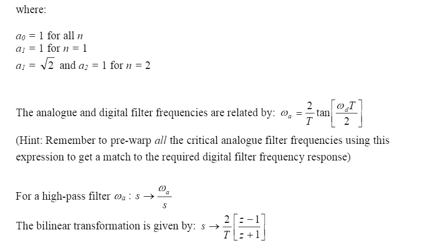 filter avoids the problem of aliasing encountered with other methods. Using the