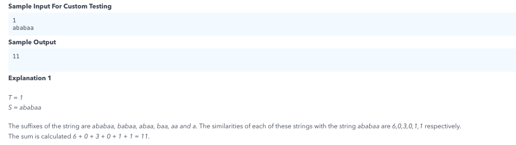defined as the length of the longest prefix common to both strings.