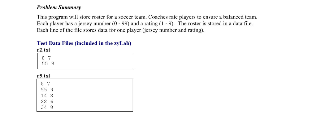 ...Player.java... /** * Class Player defines data and method members for Player