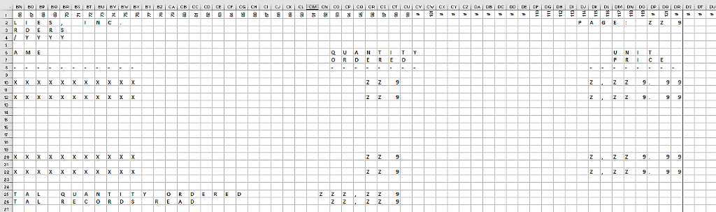 You are to design and develop a COBOL program to produce a