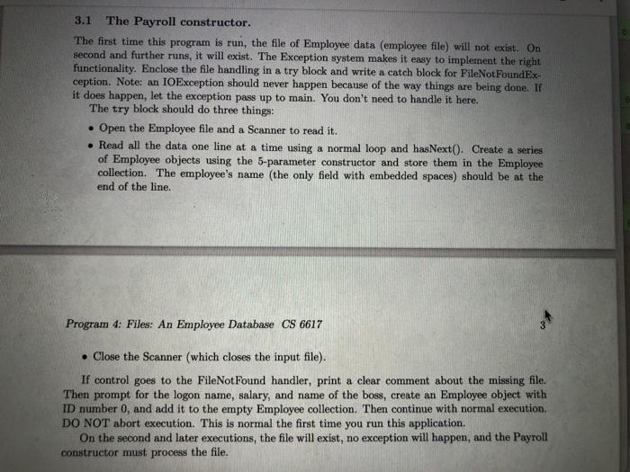 requirements as mentioned. IT IS ONLY A SINGLE QUESTION but with requirements.