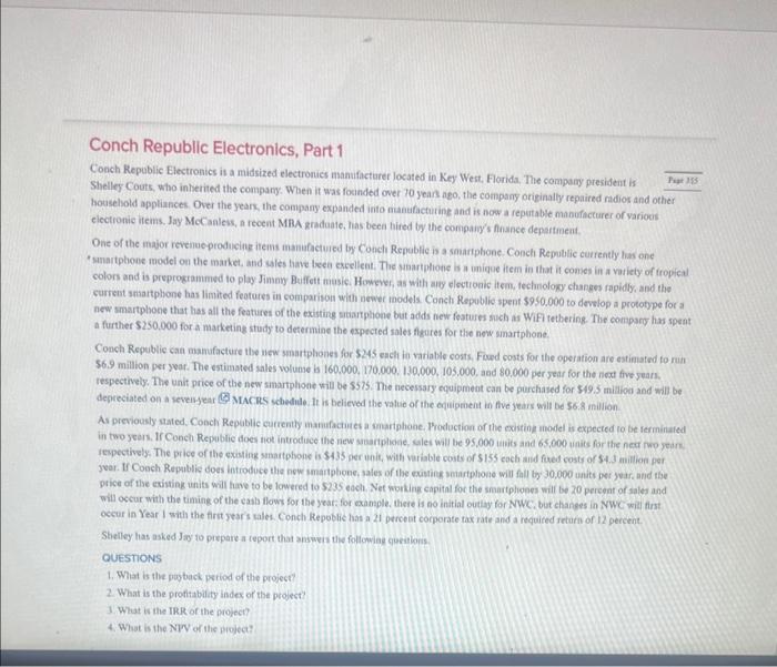  Conch Republic Electronics, Part 1 Conch Republic Electronics is a midsized