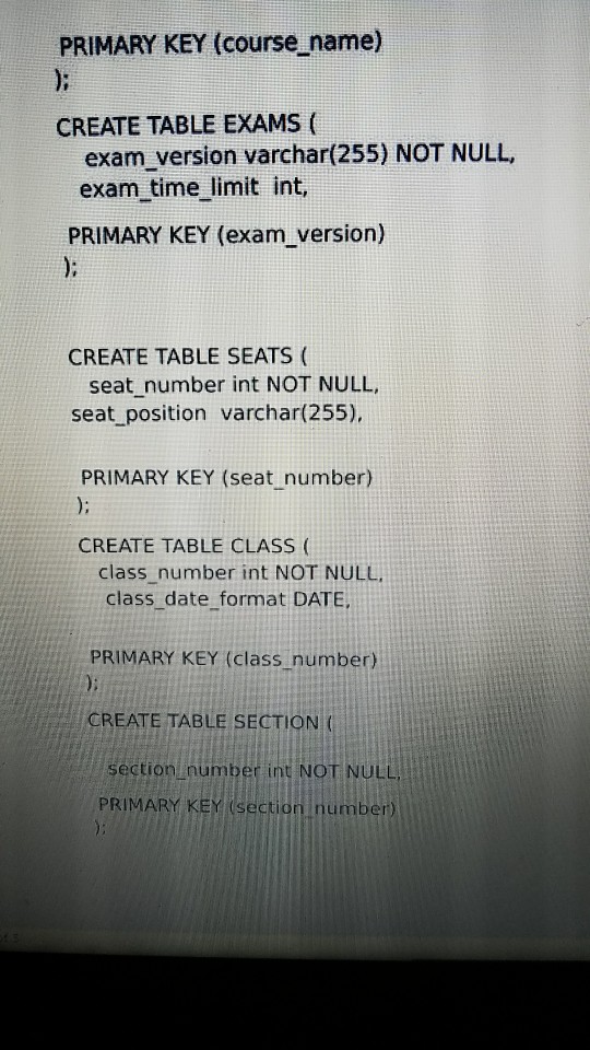 DBMS you select). Step II Think of descriptions for six data querying