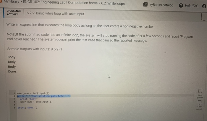 Python 5 My library > ENGR 102: Engineering Lab i Computation home