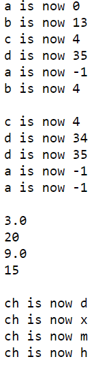 need to improve your understanding. Copy/paste the following code into a file