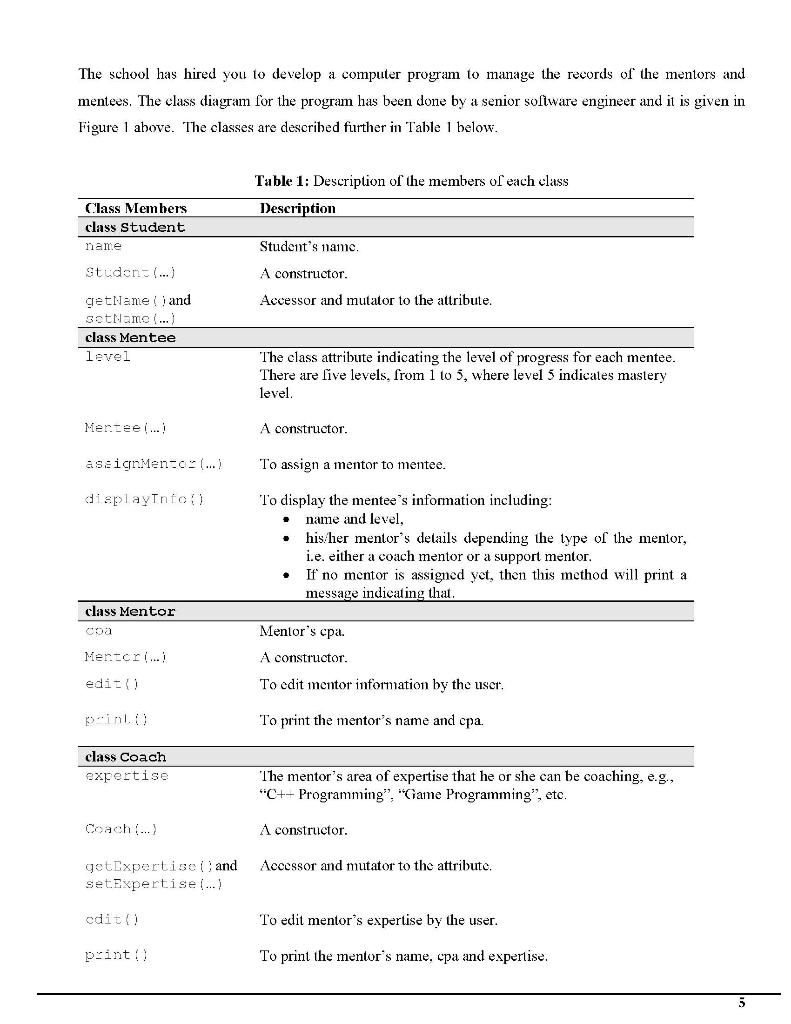 involving all the students in the school. The programme will be run