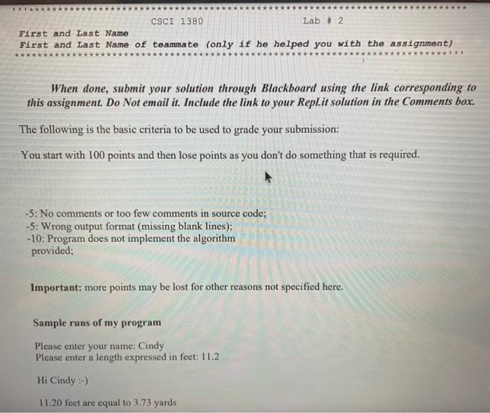 write a program to receive a length expressed in feet, convert it
