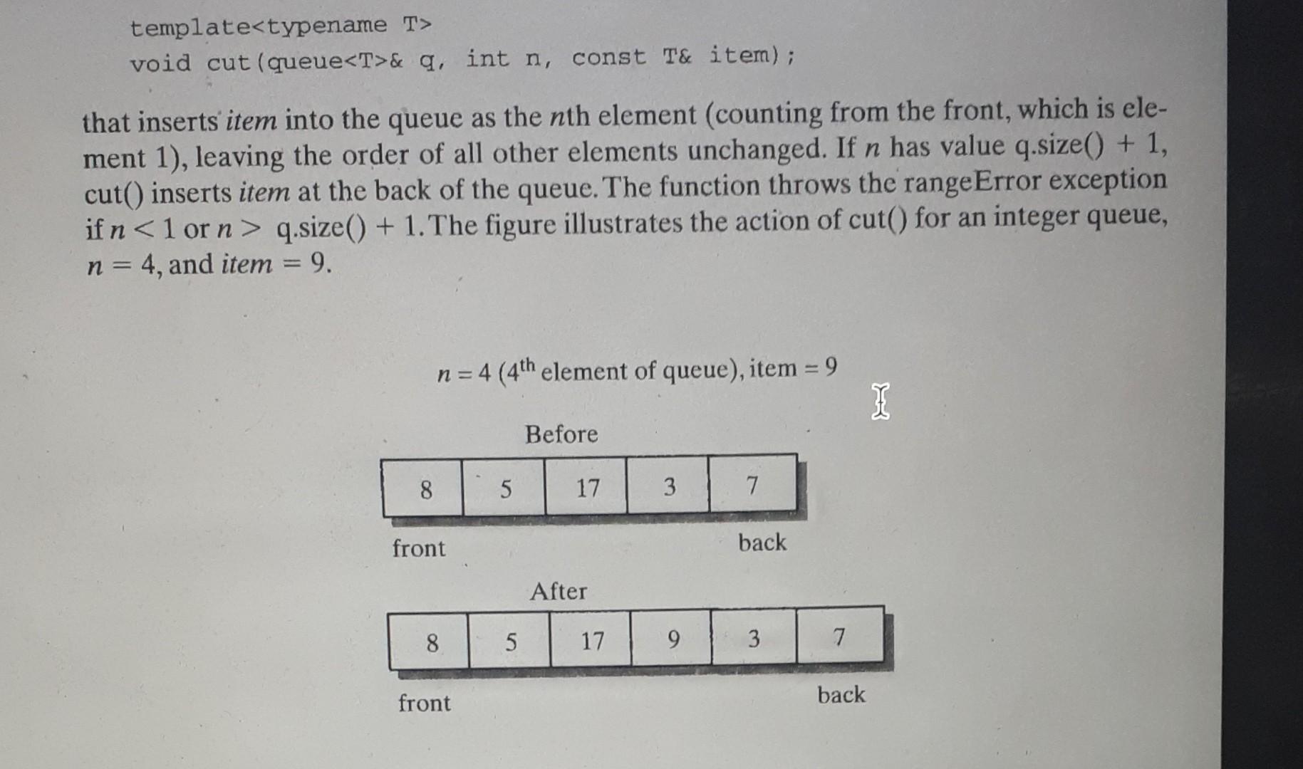 c++ write the all code that inserts item into the queue