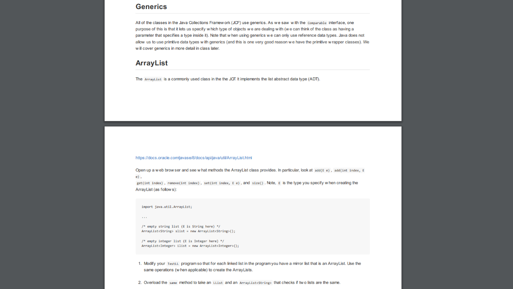  public class TestLL { public static void main(String[] args) { //