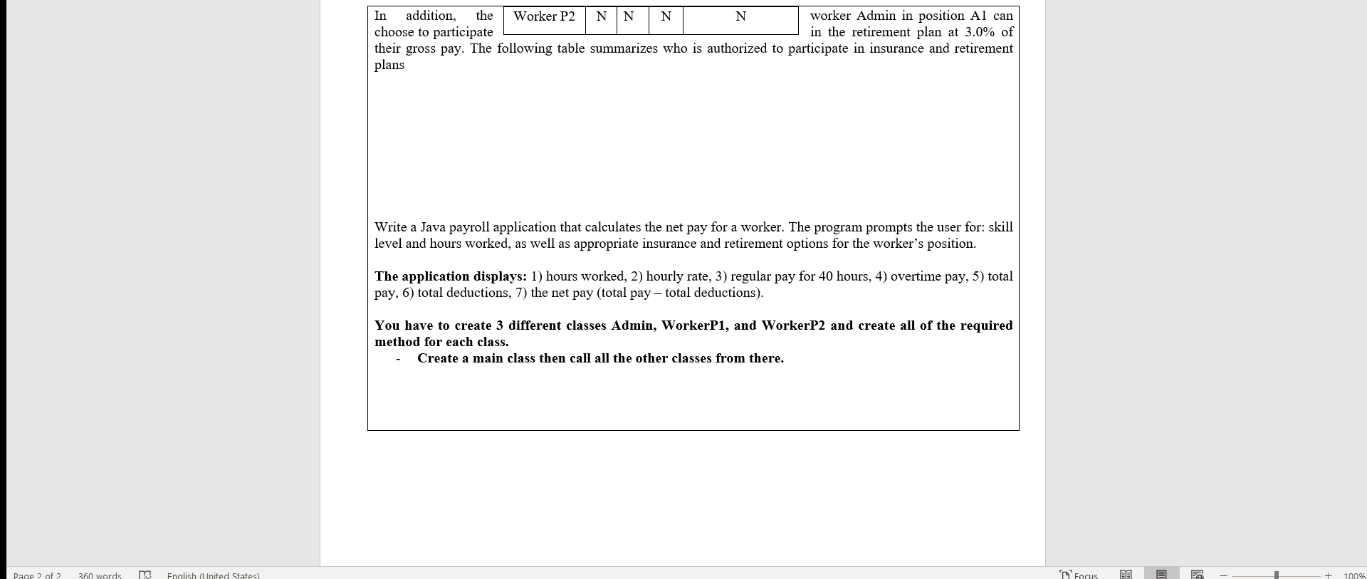 Small supermarket employs workers who are paid every end of week. According