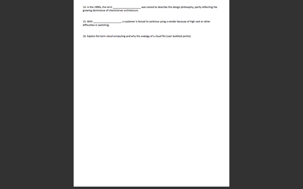 and the server responds to 2. In a three-layer architecture, the layer