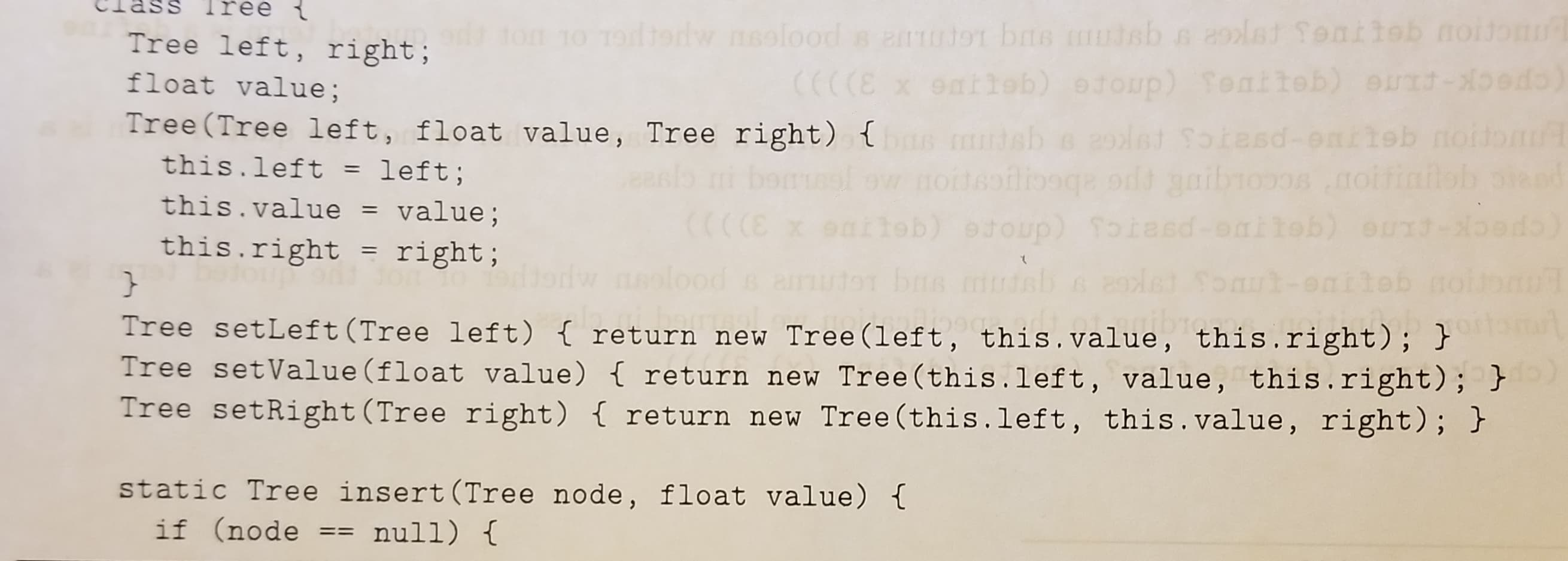 Assignment help!! Convert Java Binary Search Tree implementation into Racket, using lists