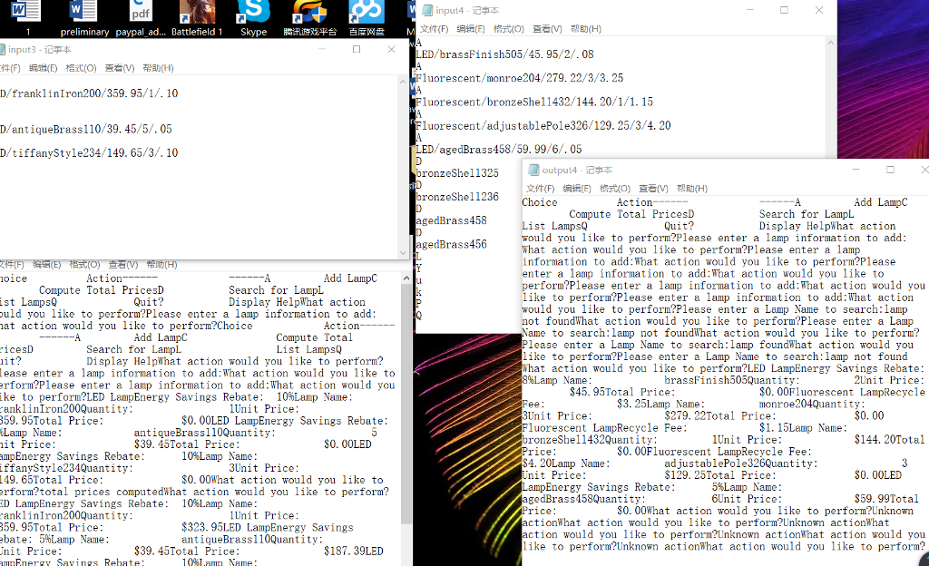 stdin.readLine().trim(); /*********************************************************************************** *** ADD your code here to create an object of