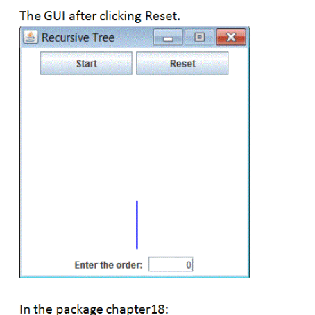 variable: order: int Instance variables for the GUI components must also be