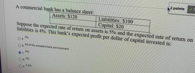 O a. 29 Ob.4% OC 39 O d. 5% 196 Oe 2