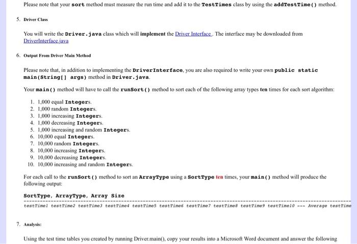 return this.testTimes[index]; } else { return -1; } } @Override public long[]