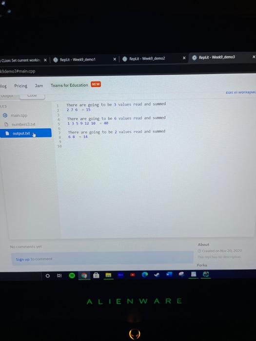 writing to text files. This information is not covered in your textbook