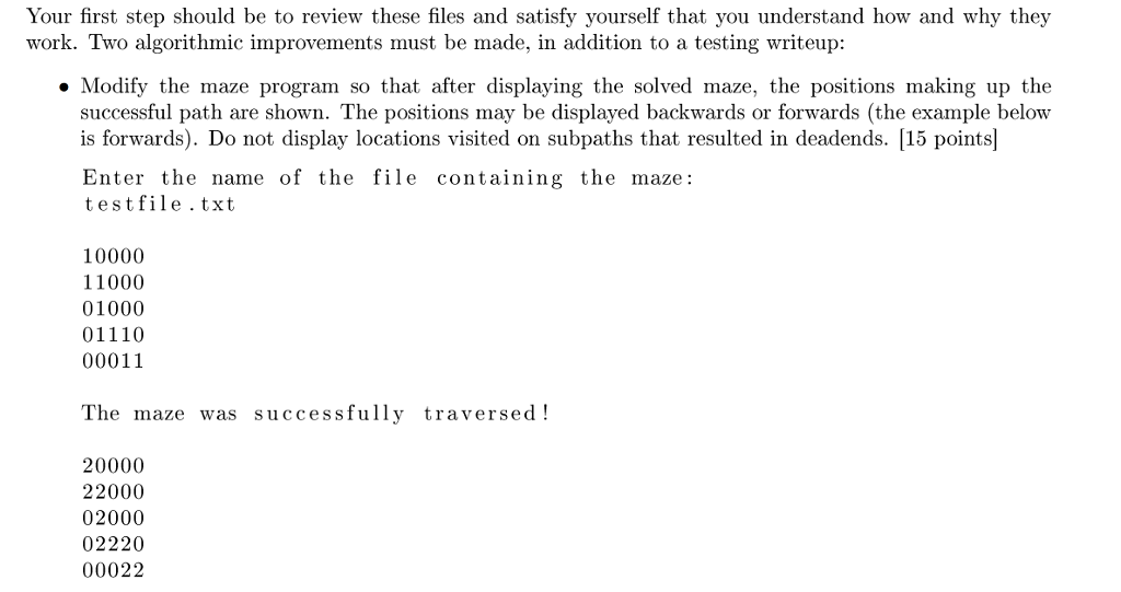 a maze of characters. The goal is to get from the *