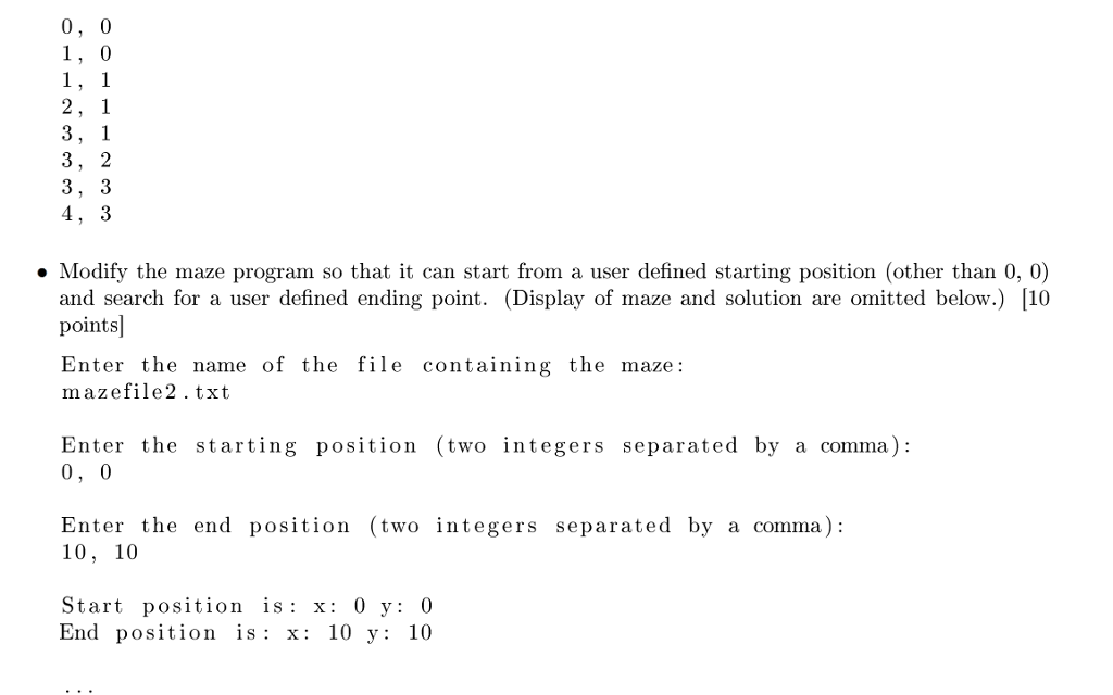 top left corner to the bottom right, following a path of 1's.