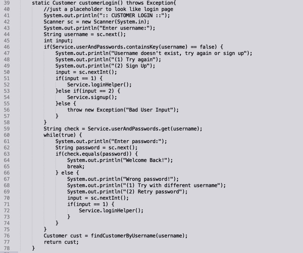 you see. For this exercise the code smells should be one of