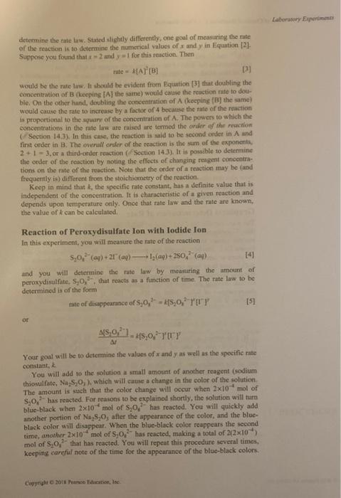 upon the rate of the reaction of peroxydisulfate ion with fodide ion;