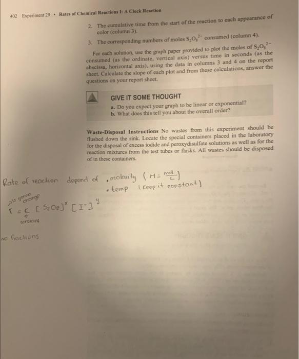 you may have noticed that reactions occur at varying nites. There is