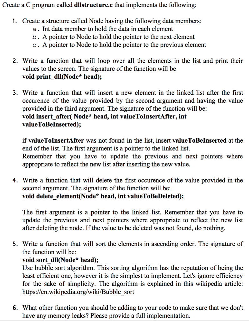  Please answer 4, 5 and 6 Create a C program called