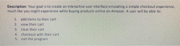  Complete just the pseudocode of such in java Description. Your goal