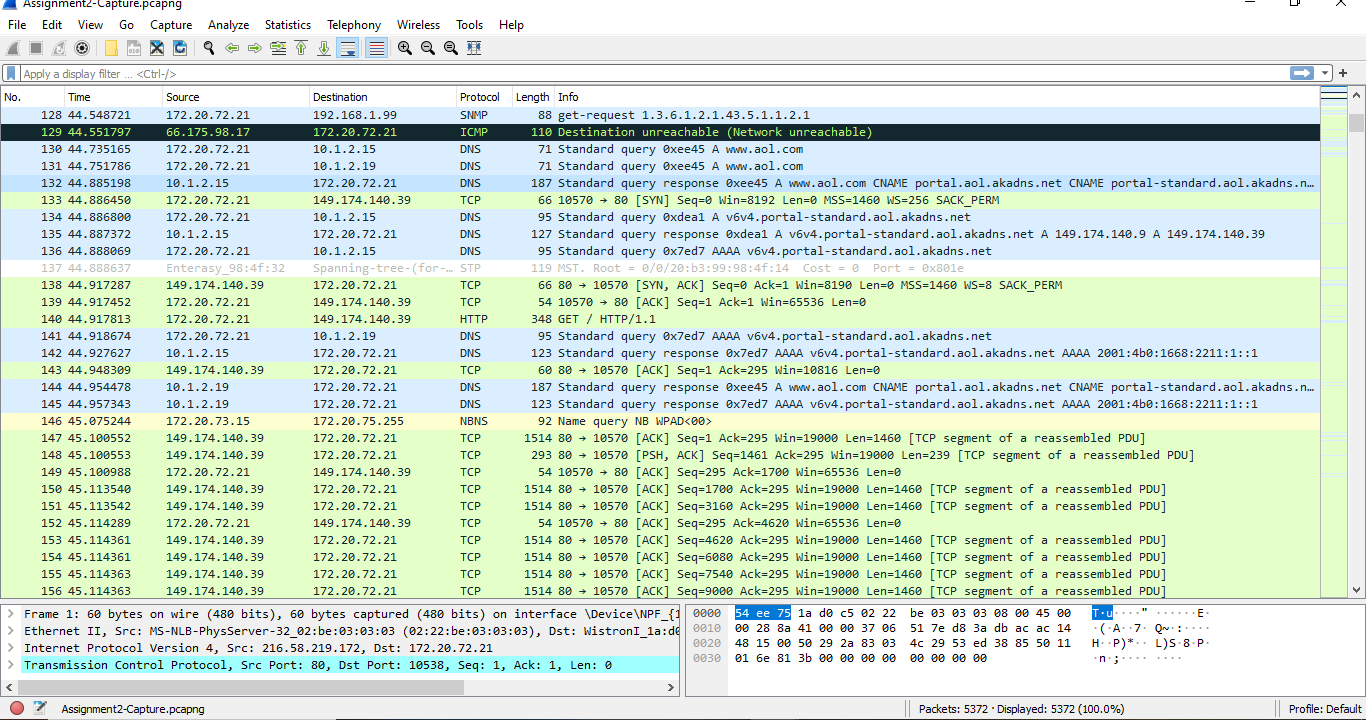 Analyze the dialog between the client and the server and respond