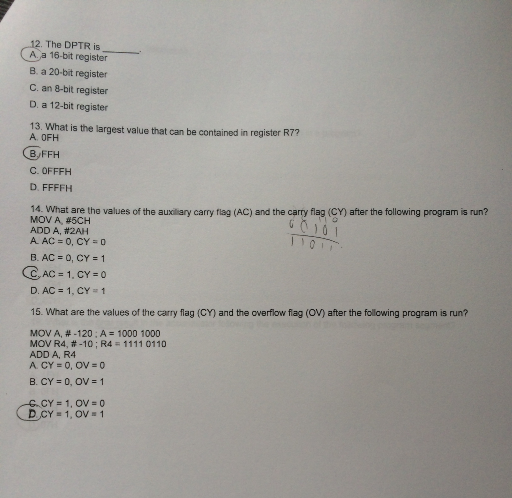 NOTE !! You must answer them all OR leave them to another