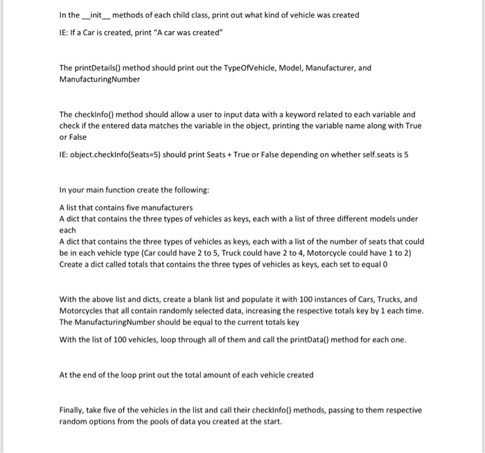 file must have your name and student number commented at the top