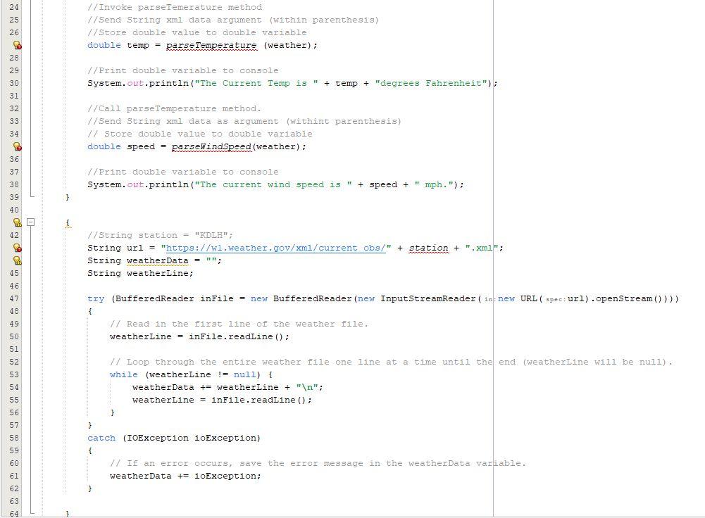 assignment. Instructions are listed below my code. The strategy we've used so