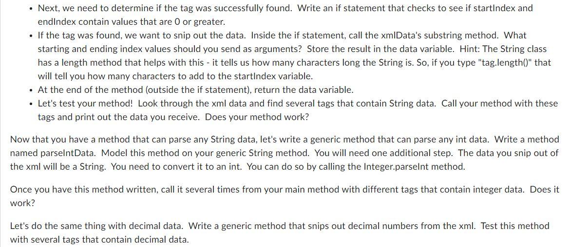 a little cumbersome. For instance, if we wanted to parse out the