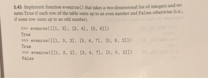 of code Please use good naming 5.39 Write function exclamation that takes
