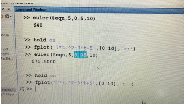 presented in this video https://m.youtube.com/watch?v=XCbmA7Ycue4 ,MATLAB Method begins in min 6:45) to