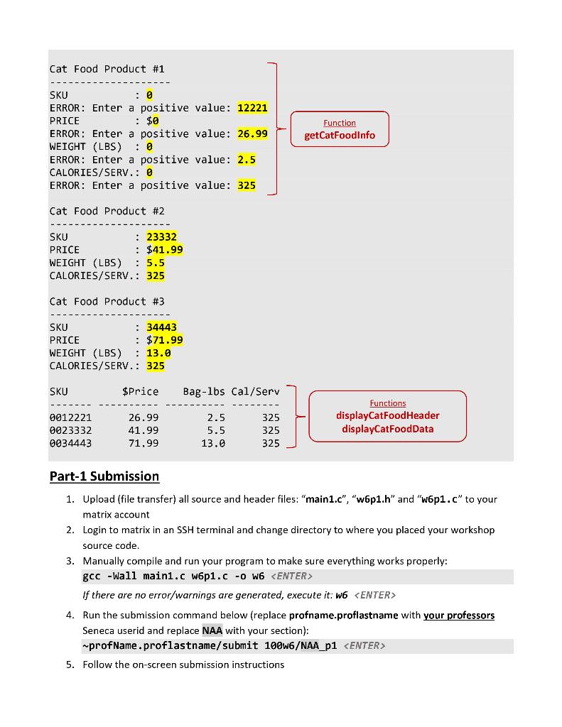 to the user in a tabular table format. The data will be
