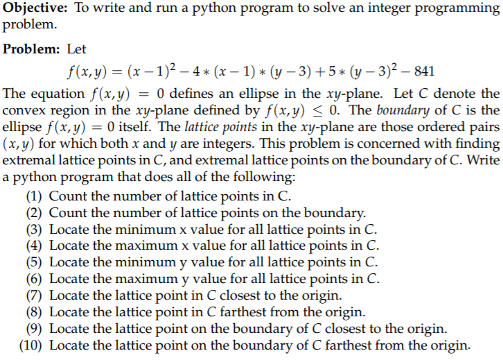 python 3.5 or later please! Objective: To write and run a python