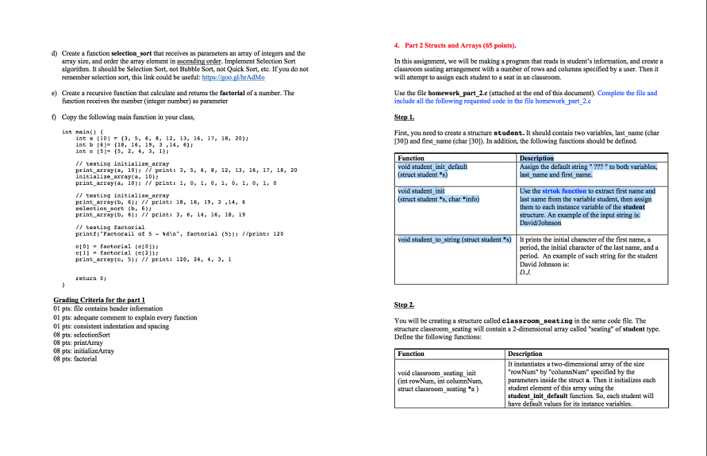 31,11:59 PM 1. What This Assignment Is About: .Structures Functions Arrays of