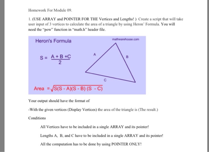  Please use C PROGRAMMING and use pointer AND array! Homework For